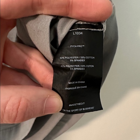 Cuts Men's Gray T-Shirt - Picture 4 of 5